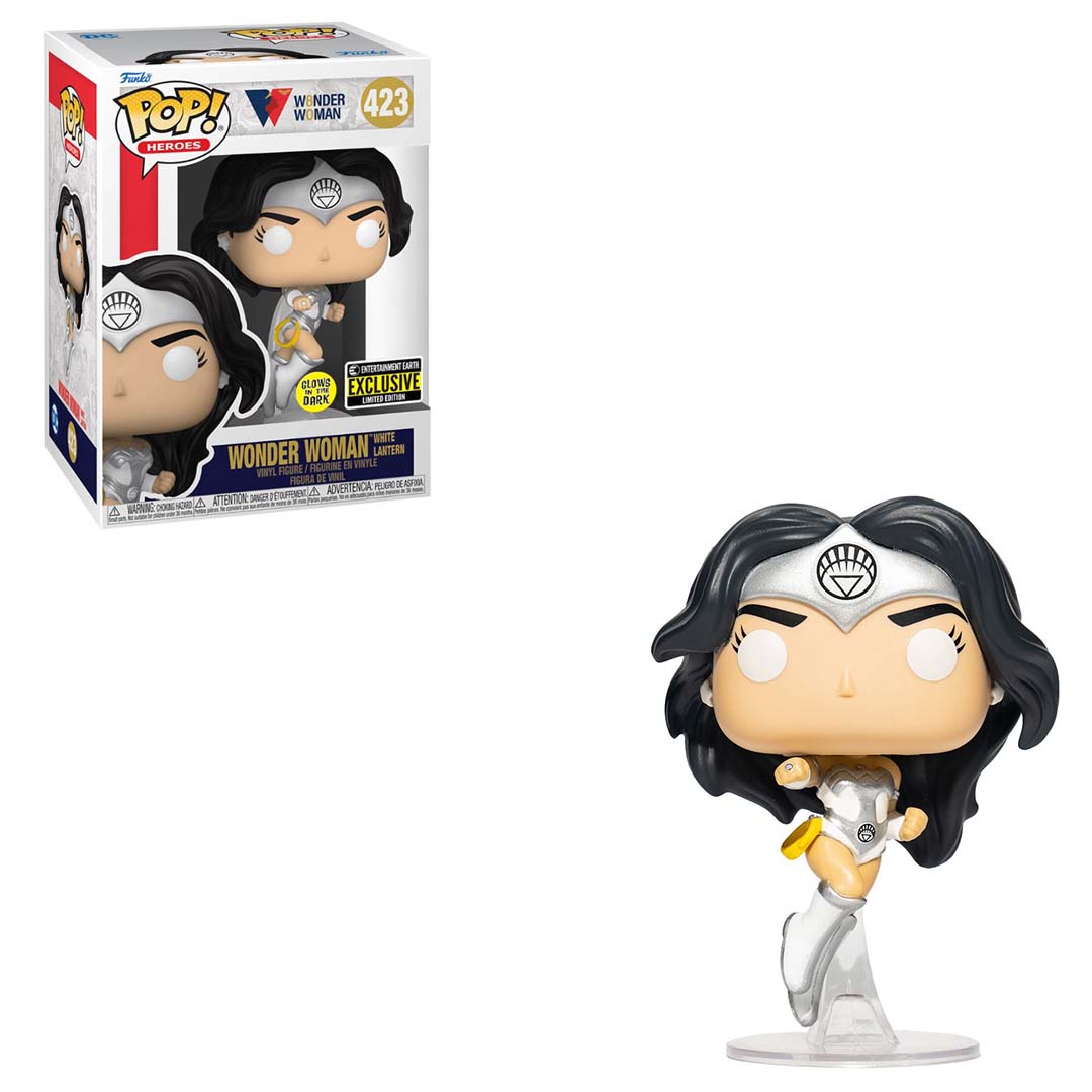Wonder Woman White Lantern (GITD) | 80th Anniversary | Funko | Pop