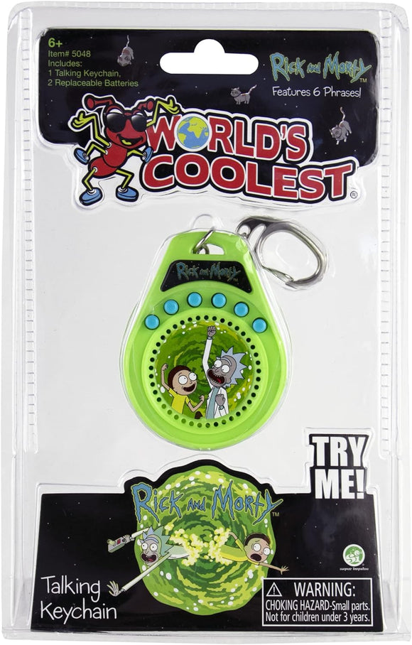 Rick and Morty Talking Keychain | World's Coolest | Replicas