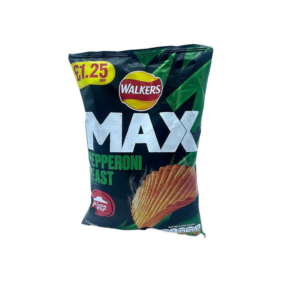 Walkers Max Pizza Hut Pepperoni Feast | Chips | Snacks