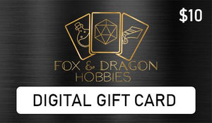 Digital Fox & Dragon Hobbies Gift Card | $10 | $25 | $50 | $100-Gift Card-Fox & Dragon Hobbies-Fox & Dragon Hobbies