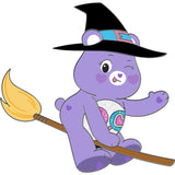 Halloween Witch Share Bear (Glow in the Dark) | Entertainment Earth | Enamel Pin
