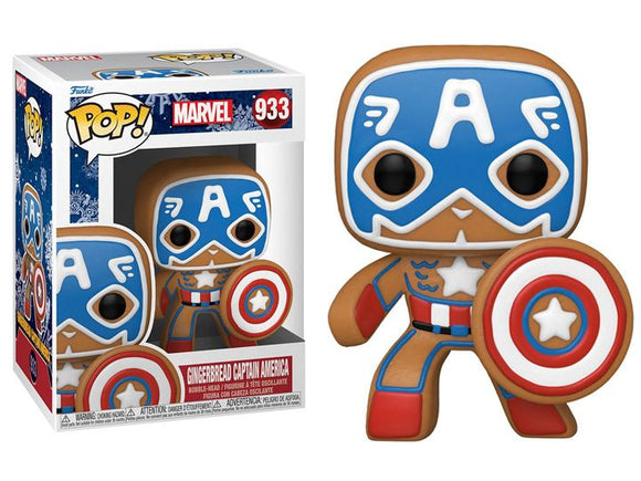 Gingerbread Captain America | Marvel | Funko | Pop! Vinyl