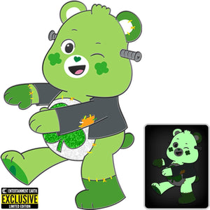Halloween Frankenstein Good Luck Bear (Glow in the Dark) | Entertainment Earth | Enamel Pin