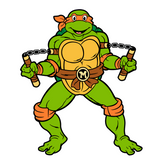 Michelangelo | Teenage Mutant Ninja Turtles | FiGPiN-Enamel Pin-FiGPiN-Fox & Dragon Hobbies