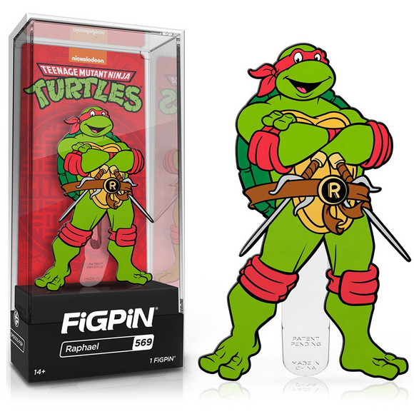 Raphael | Teenage Mutant Ninja Turtles | FiGPiN-Enamel Pin-FiGPiN-Fox & Dragon Hobbies