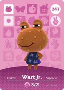 Wart Jr. | Animal Crossing | Amiibo Card