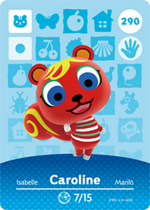 Caroline | Animal Crossing | Amiibo Card