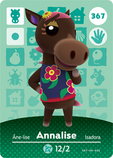 Annalise | Animal Crossing | Amiibo Card