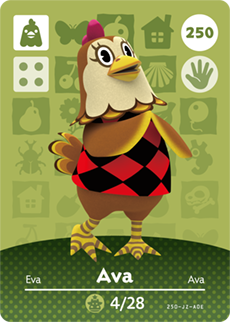 Ava | Animal Crossing | Amiibo Card-Amiibo-Nintendo-Fox & Dragon Hobbies