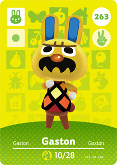 Gaston | Animal Crossing | Amiibo Card-Amiibo-Nintendo-Fox & Dragon Hobbies