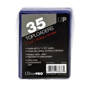 Top loader 3”x4” | Ultra-Pro | Card Protection | Supplies
