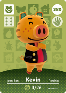 Kevin | Animal Crossing | Amiibo Card-Amiibo-Nintendo-Fox & Dragon Hobbies