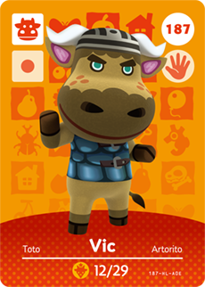 Vic | Animal Crossing | Amiibo Card-Amiibo-Nintendo-Fox & Dragon Hobbies