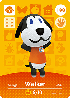 Walker | Animal Crossing | Amiibo Card